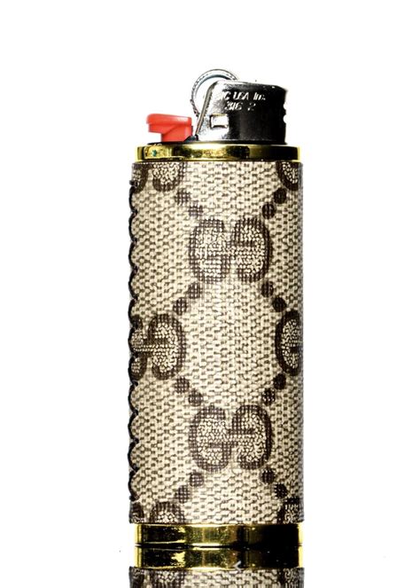 bic lighter case gucci|Gucci (1990's) Bic Lighter Case by Mister Perry's Creations.